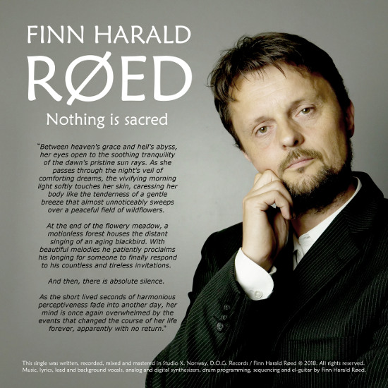 Finn Harald Red, music single, Nothing is sacred (2018)