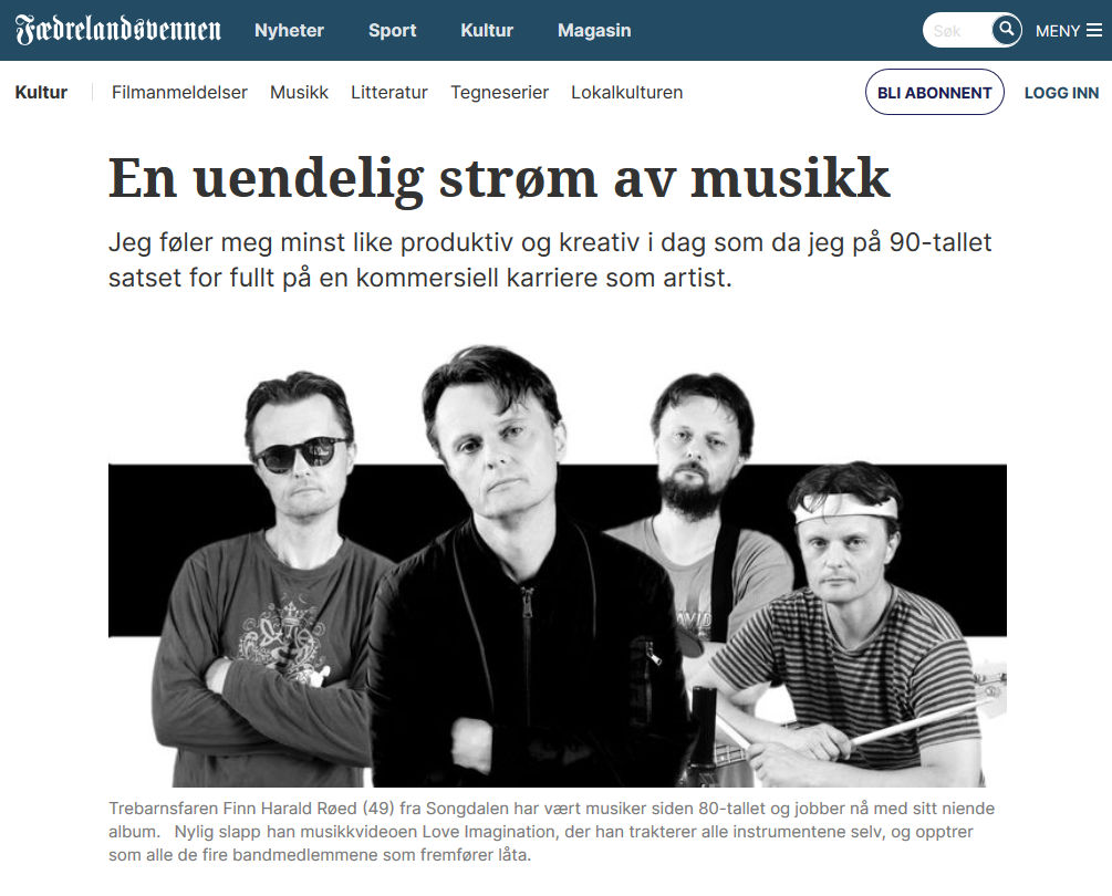Finn Harald Red, newspaper article September 2018